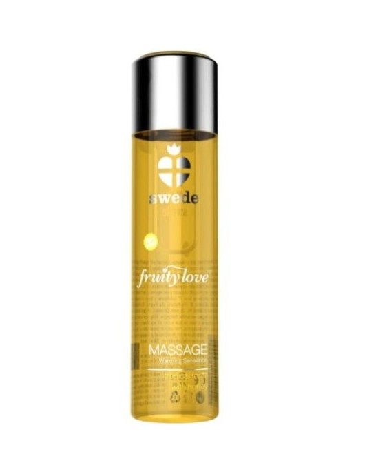 Swede FRUITY LOVE WARMING EFFECT MASSAGE OIL TROPICAL FRUITY WITH HONEY 60 ML