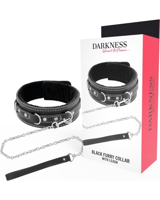 Darkness Bondage DARKNESS - HIGH QUALITY LEATHER NECKLACE WITH LEASH