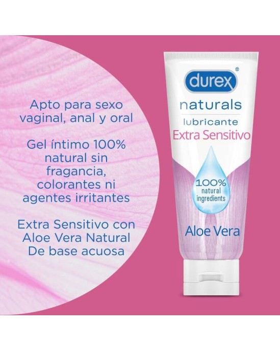 Durex Lubes DUREX - NATURALS ЭКСТРА ЧУВСТВИТЕЛЬНАЯ СМАЗКА 100 МЛ