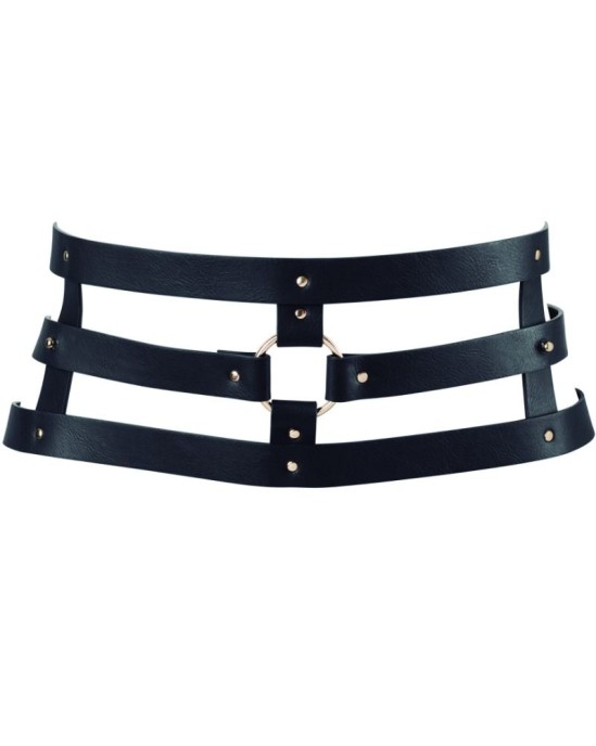 Bijoux Maze BIJOUX INDISCRETS MAZE WIDE BELT AND RESTRAINTS BLACK