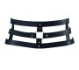 Bijoux Maze BIJOUX INDISCRETS MAZE WIDE BELT AND RESTRAINTS BLACK