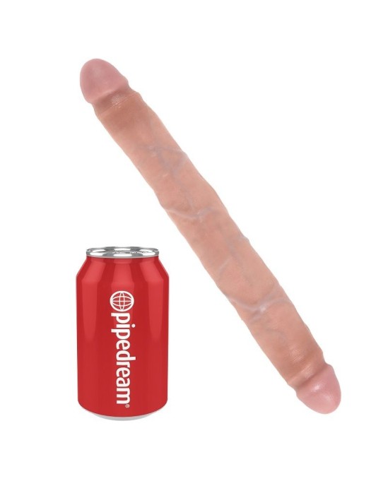 King Cock SLIM DUBULTĀ DILDO