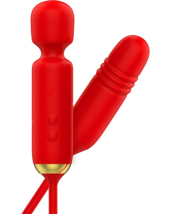 MIA Stimulējošs vibrators sarkans