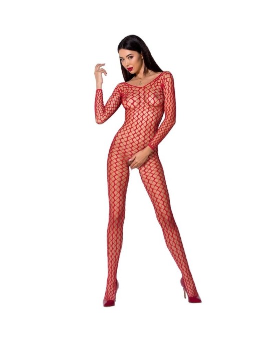 Passion Woman Bodystockings PASSION WOMAN BS068 RED BODYSTOCKING VIENS IZMĒRS