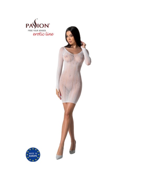 Passion Woman Bodystockings PASSION - BS101 WHITE BODYSTOCKING ONE SIZE