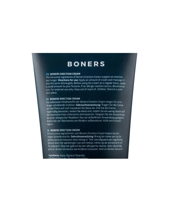 Boners Lasting Erections Cream - 100ml