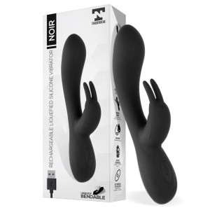 Tardenoche Noir Vibe Injected Liquid Silicone 2 Motors USB