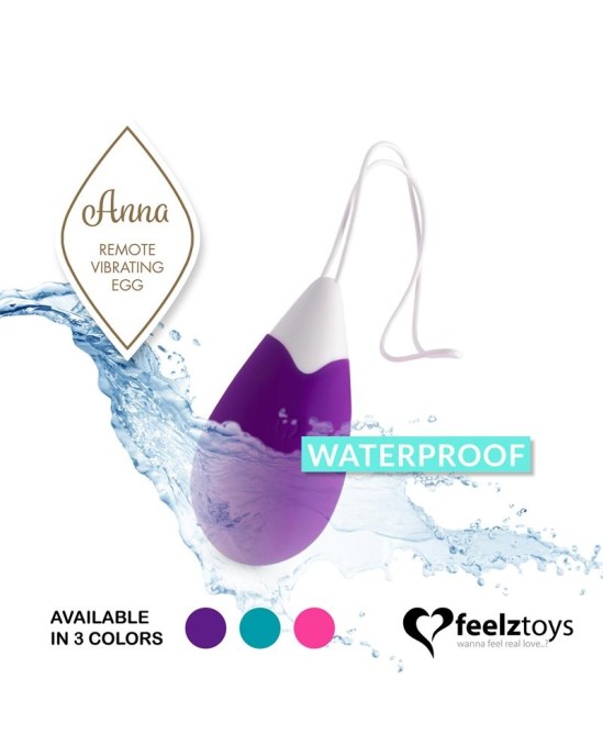 Feelztoys Дистанционное виброяйцо Anna Deep Purple