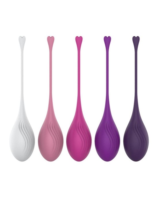 A-Gusto Set of 5 Kegel Balls Different Weight