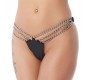 Bondage Play Rimba Briefs with Chains Black