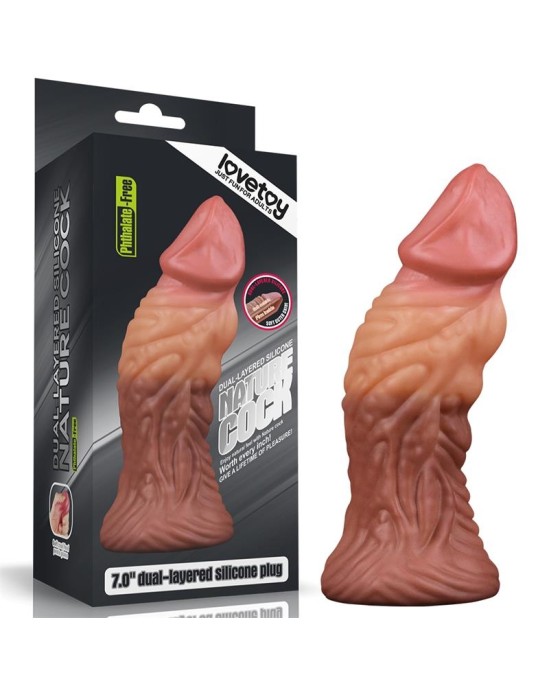 Lovetoy Dildo Nature 7 Dual Layer