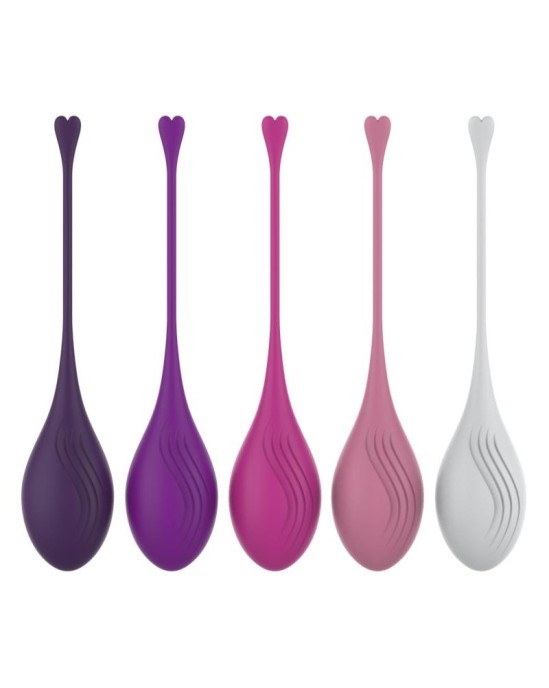 A-Gusto Set of 5 Kegel Balls Different Weight