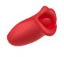 Action Ember Licking un Vibrating Mouth Shape Massager USB silikona