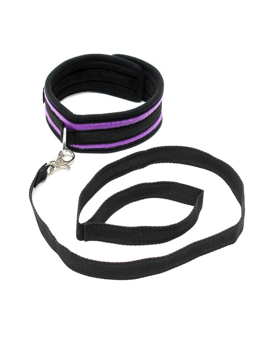 Bondage Play Collar with Leash Adjustable