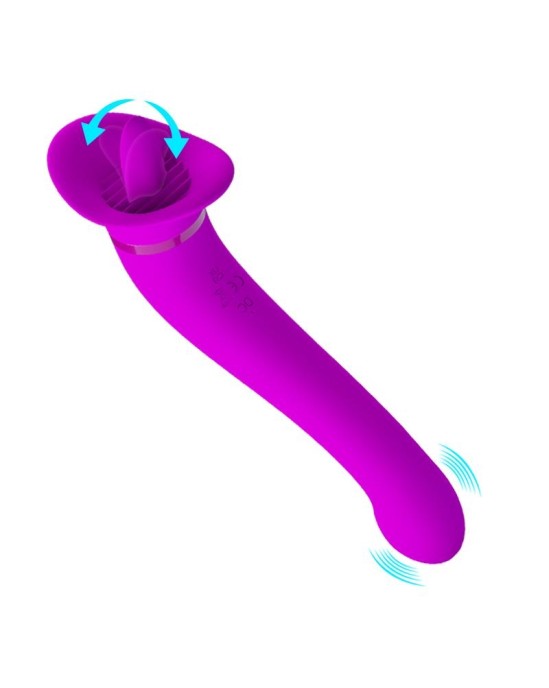 Prettylove Faust Licking Vibrator USB