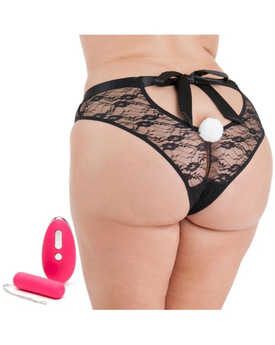 Happy Rabbit Knicker Vibe Plus с дистанционным управлением, розовый