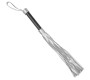 Lovetoy Flogger Faux Leather Silver and Black