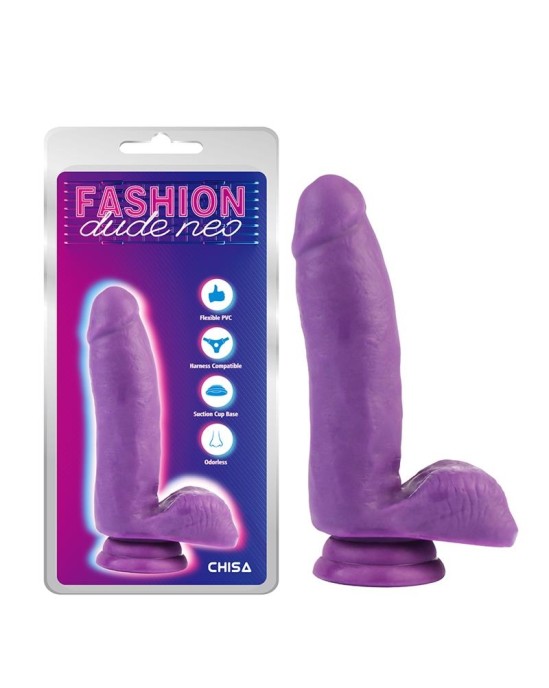 Chisa Dual Density Violeta dildo 6.7