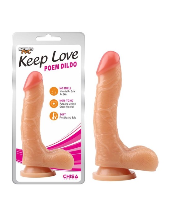 Chisa Dildo dzejolis 21 x 4 cm Mīkstums