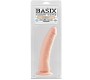 Basix Rubber Works Dildo Slim 17,78 cm ar piesūcekni - miesa