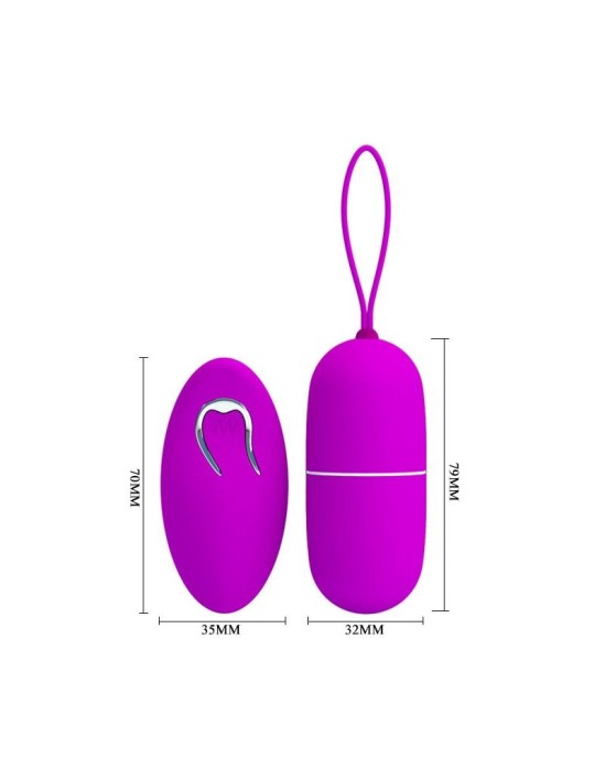 Prettylove Vibrating Egg Arvin Purple