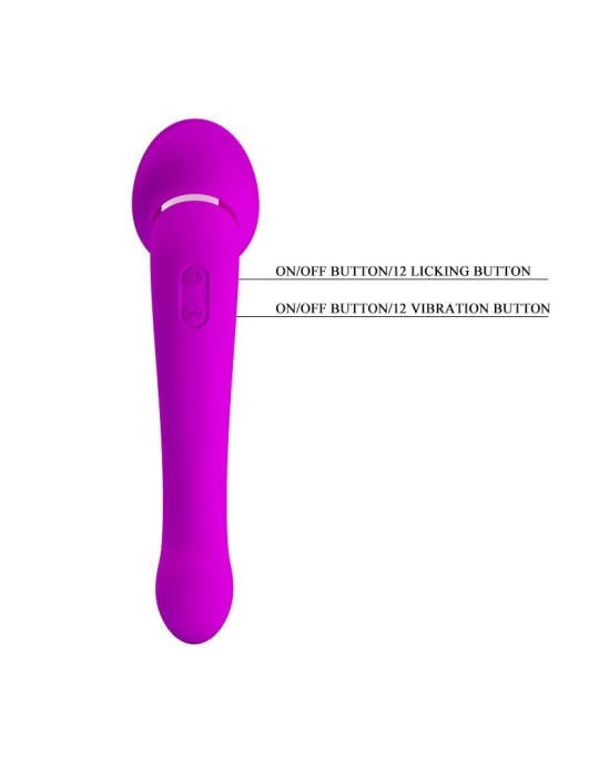 Prettylove Faust Licking Vibrator USB