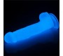 Lovetoy Dildo 8.5 Lumino Blue Light