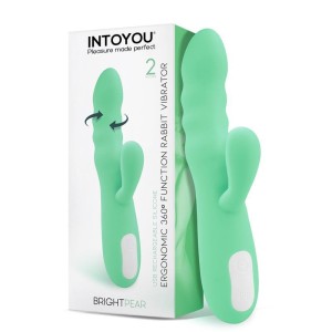 Intoyou Brightpear Vibe un rotators ar Rabbit Double Motor 360