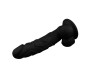 Chisa Dildo Labour 8 Liquid Silicone Black