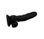 Chisa Dildo Labour 8 Liquid Silicone Black