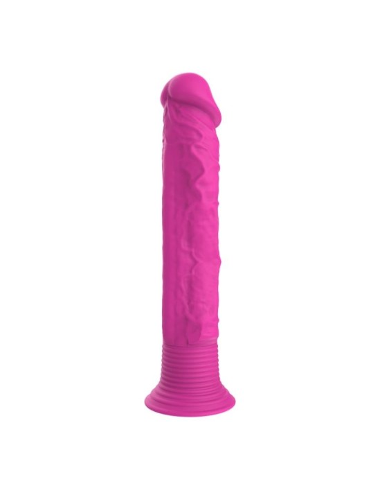 A-Gusto Vibrating Realistic Dildo Silicone Pink