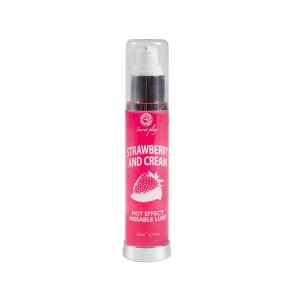 Secret Play Hot Effect Strawberry ar krēmveida lubrikantu 50 ml