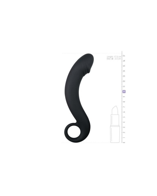 Easytoys Dildo Black Silicone - Prostate