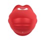 Action Ember Licking un Vibrating Mouth Shape Massager USB silikona