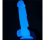 Lovetoy Dildo 8.5 Lumino Blue Light