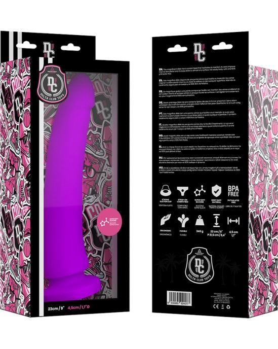 Deltaclub DELTA CLUB - TOYS LILAC DILDO MEDICAL SILICONE 23 X 4.5 CM