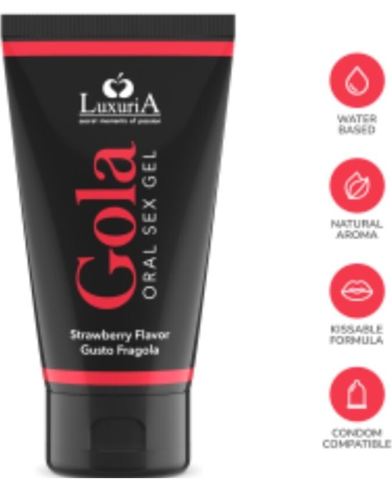 Intimateline Luxuria LUXURIA ORĀLĀ seksa želeja zemeņu garša 30 ML