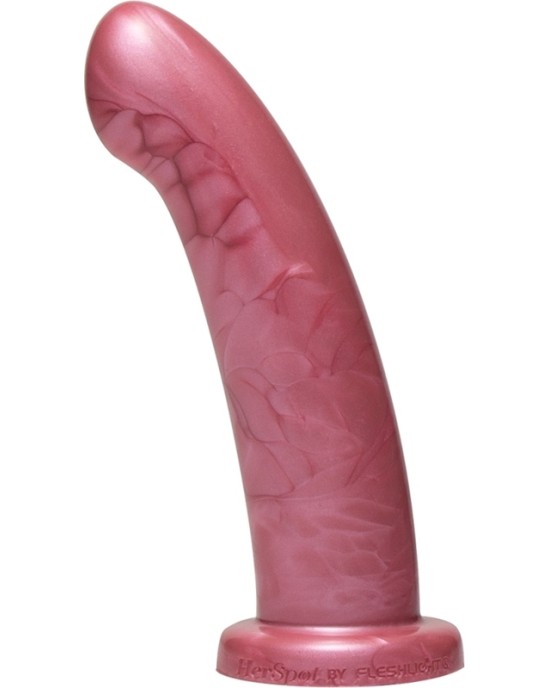 Herspot FLESHLIGHT CURVED G-SPOT DILDO GOLDEN ROSE L