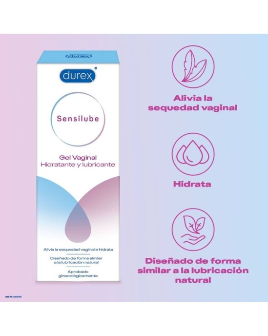 Durex Lubes DUREX - SENSILUBE GEL MITRINĀJOŠS LUBE 40 ML