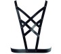 Bijoux Maze BIJOUX INDISCRETS MAZE CROSS CLEAVAGE HARNESS BLACK