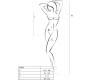 Passion Woman Bodystockings PASSION - BS094 WHITE BODYSTOCKING VIENS IZMĒRS