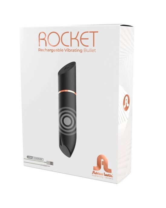 Adrien Lastic ROCKET BLACK RECHARGEABLE BULLET