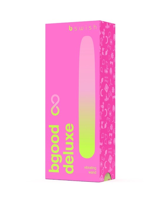 B Swish BGOOD INFINITE DELUXE SILICONE RECHARGEABLE VIBRATOR ROSE