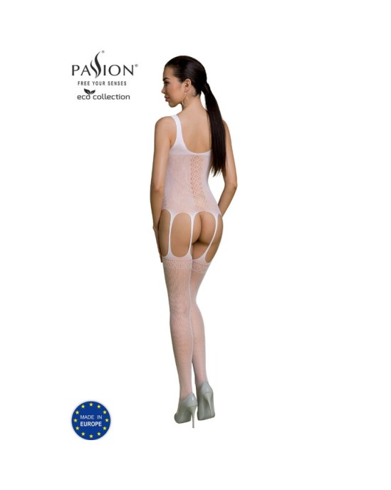 Passion Woman Bodystockings PASSION - ECO COLLECTION ТЕЛЕНЬ-ЧУЛКИ ECO BS007 БЕЛЫЙ