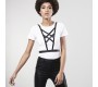 Bijoux Maze BIJOUX INDISCRETS MAZE CROSS CLEAVAGE HARNESS BLACK