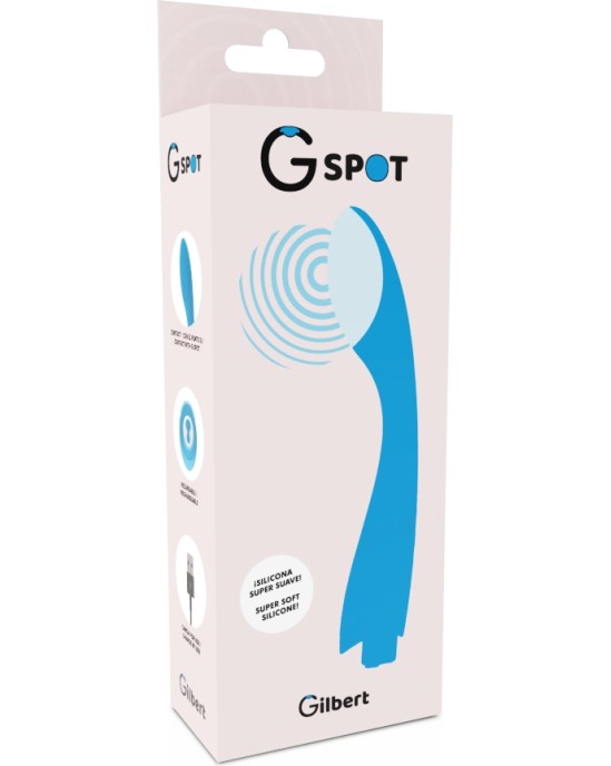 G-Spot GYLBERT БИРЮЗОВЫЙ СИНИЙ ВИБРАТОР