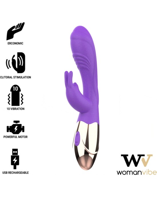 Womanvibe VIORA SILICONE RECHARGEABLE VIBRATOR