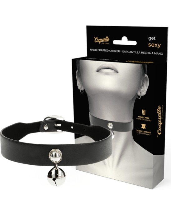 Coquette Accessories COQUETTE CHIC DESIRE - VEGAN LEATHER NECKLACE WOMAN RATTLE ACCESSORY