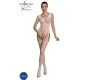 Passion Woman Bodystockings PASSION - ECO COLLECTION BODYSTOCKING ECO BS007 WHITE