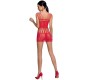 Passion Woman Bodystockings PASSION WOMAN BS090 RED BODYSTOCKING ONE SIZE